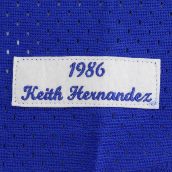 Keith Hernandez New York Mets Cooperstown Mesh Batting Practice Jersey Royal