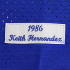 Keith Hernandez New York Mets Cooperstown Mesh Batting Practice Jersey Royal