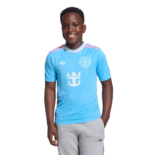 Lionel Messi Inter Miami CF adidas Originals Youth 2025 Third Replica Player Jersey - Blue