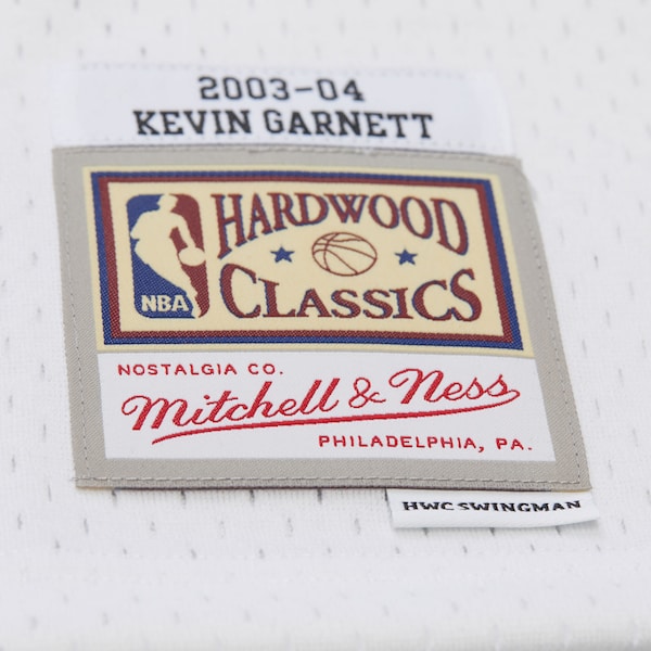 Kevin Garnett Minnesota Timberwolves  Hardwood Classics Swingman Jersey - White