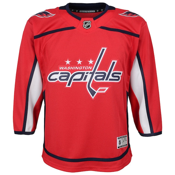 Washington Capitals Youth Home Blank Premier Jersey - Red