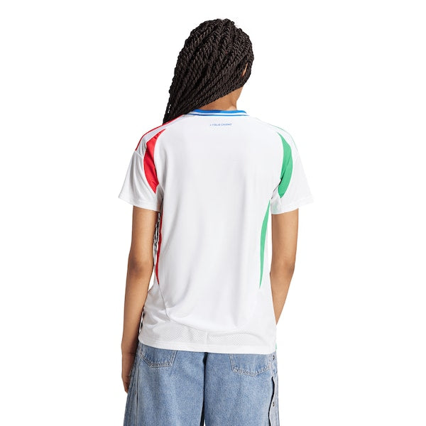 Italy National Team adidas Women's 2024 Away Replica Jersey - White
