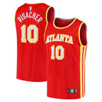 Zaccharie Risacher Atlanta Hawks  2024 NBA Draft Fast Break Player Jersey - Icon Edition - Red