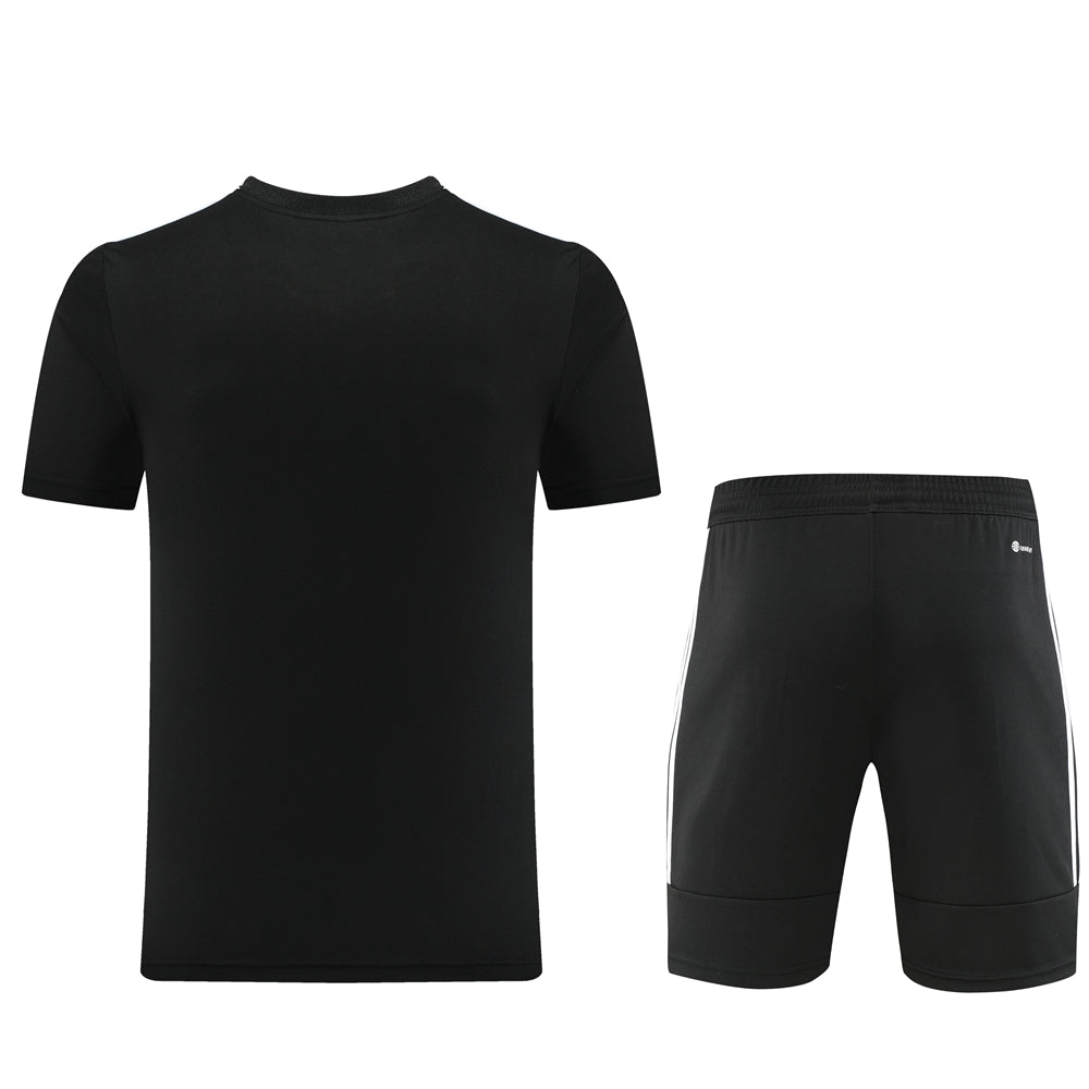 Adidas Short Sleeve Training Jersey Set - AD05- Black