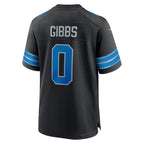Jahmyr Gibbs Detroit Lions Nike 2nd Alternate Game Player Jersey - Black/Blue/White
