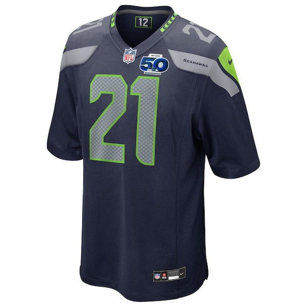Devon Witherspoon Seattle Seahawks Nike Team 50th Season Game Jersey - College Navy/Royal