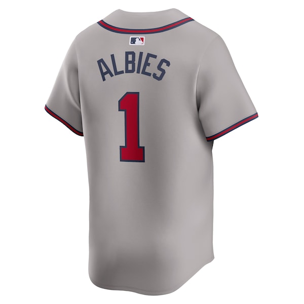 Ozzie Albies Atlanta Braves Nike Away Limited Player Jersey - Gray/White