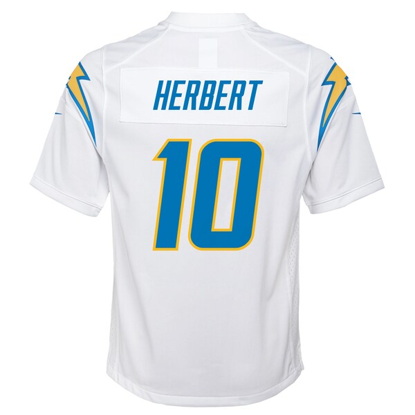 Justin Herbert Los Angeles Chargers Nike Youth Game Jersey - White/Navy/Powder Blue/Royal