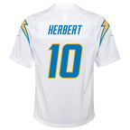 Justin Herbert Los Angeles Chargers Nike Youth Game Jersey - White/Navy/Powder Blue/Royal