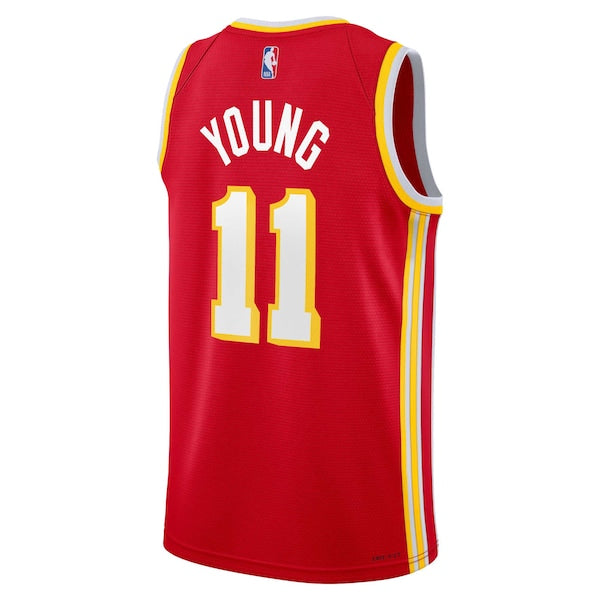 Trae Young Atlanta Hawks Nike Youth Swingman Jersey - Icon Edition - Red