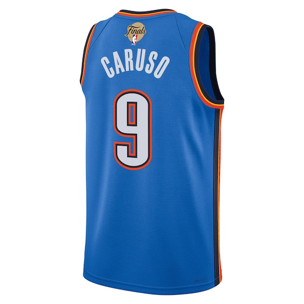 Alex Caruso Oklahoma City Thunder Nike Unisex 2025 NBA Finals Swingman Jersey - Icon Edition - Blue