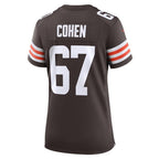 Javion Cohen Cleveland Browns Nike Women's  Game Jersey -  Brown