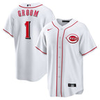 Cincinnati Reds Nike #1 Groom Home Replica Jersey - White