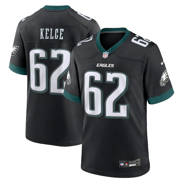 Jason Kelce Philadelphia Eagles Nike Alternate Game Jersey - Black/Green