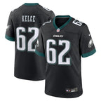 Jason Kelce Philadelphia Eagles Nike Alternate Game Jersey - Black/Green