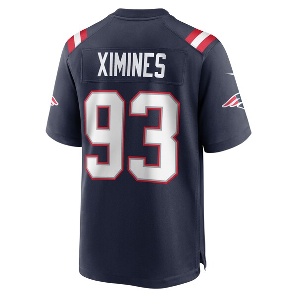 Oshane Ximines New England Patriots Nike  Game Jersey -  Navy