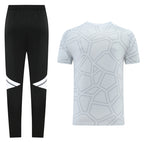 Adidas Short Sleeve Training Jersey Set - AD01- Light Grey