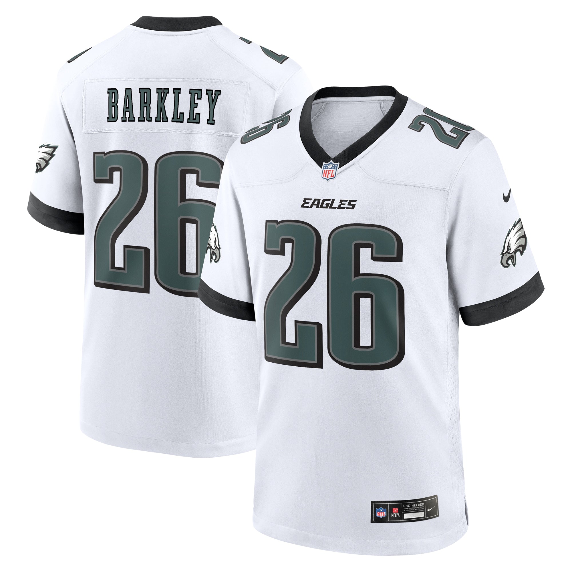 Saquon Barkley Philadelphia Eagles Nike Alternate Game Jersey -  Kelly Green/Black/Green/White