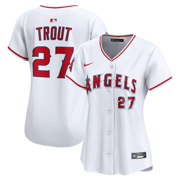 Mike Trout Los Angeles Angels Nike Women's Home Limited Player Jersey - White