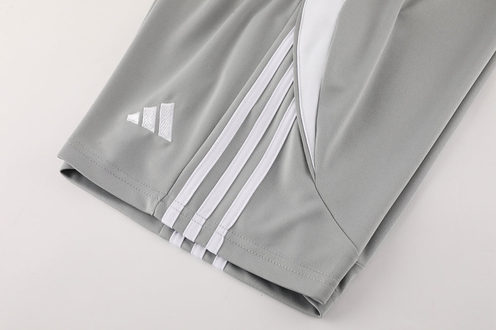 Adidas Short Sleeve Training Jersey Set - AD07- Light Gray