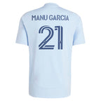 Manu Garcia Sporting Kansas City adidas 2025 One KC Replica Player Jersey - Light Blue