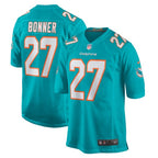 Ethan Bonner Miami Dolphins Nike  Game Jersey -  Aqua