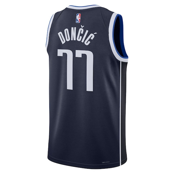 Luka Dončić Dallas Mavericks Jordan Brand Unisex Swingman Jersey - Statement Edition - Navy