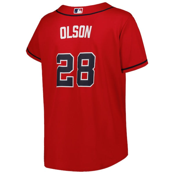 Matt Olson Atlanta Braves Women's Plus Size Replica Player Jersey - Red