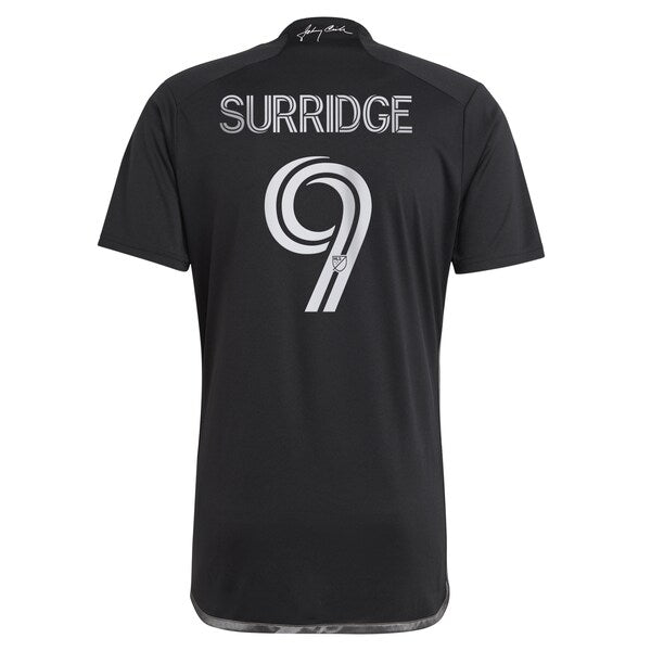 Sam Surridge Nashville SC adidas 2024 Man In Black Kit Replica Player Jersey – Black