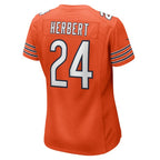 Khalil Herbert Chicago Bears Nike Women's Alternate Game Player Jersey - Orange/Navy