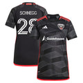 David Schnegg D.C. United adidas Women's 2024 The Icon Kit Replica Player Jersey - Black
