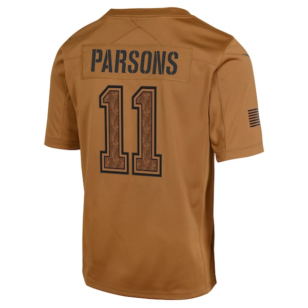 Micah Parsons Dallas Cowboys Nike Youth 2023 Salute To Service Limited Jersey - Brown