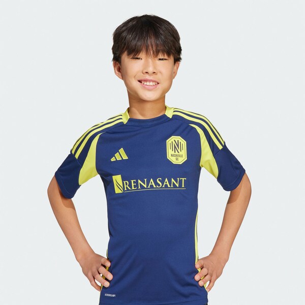 Nashville SC adidas Youth 2025 The Heart of Nashville Kit Replica Jersey - Navy