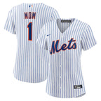 New York Mets Nike Women's #1 Mom Home Replica Jersey - White
