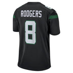 Aaron Rodgers New York Jets Nike Youth Game Jersey - Black/Green/White