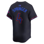 George Springer Toronto Blue Jays Nike City Connect Limited Jersey - Blue