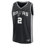 Dylan Harper San Antonio Spurs  Youth 2025 NBA Draft First Round Pick Fast Break Replica Jersey - Icon Edition - Black