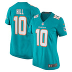 Tyreek Hill Miami Dolphins Nike Women's Player Jersey - Aqua/White