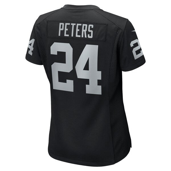 Marcus Peters Las Vegas Raiders Nike Women's Team Game Jersey -  Black