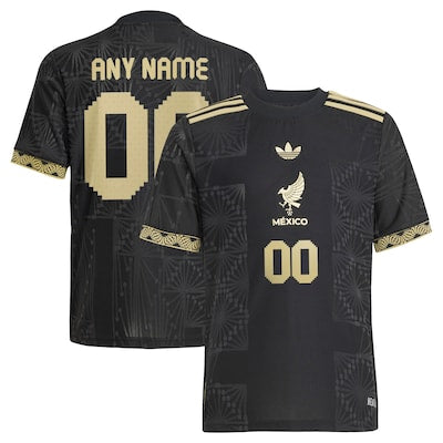 Mexico National Team adidas 2025 Third Replica Custom Jersey - Black