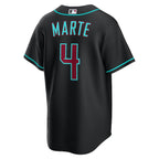 Ketel Marte Arizona Diamondbacks Nike Alternate Replica Jersey - Black/Crimson