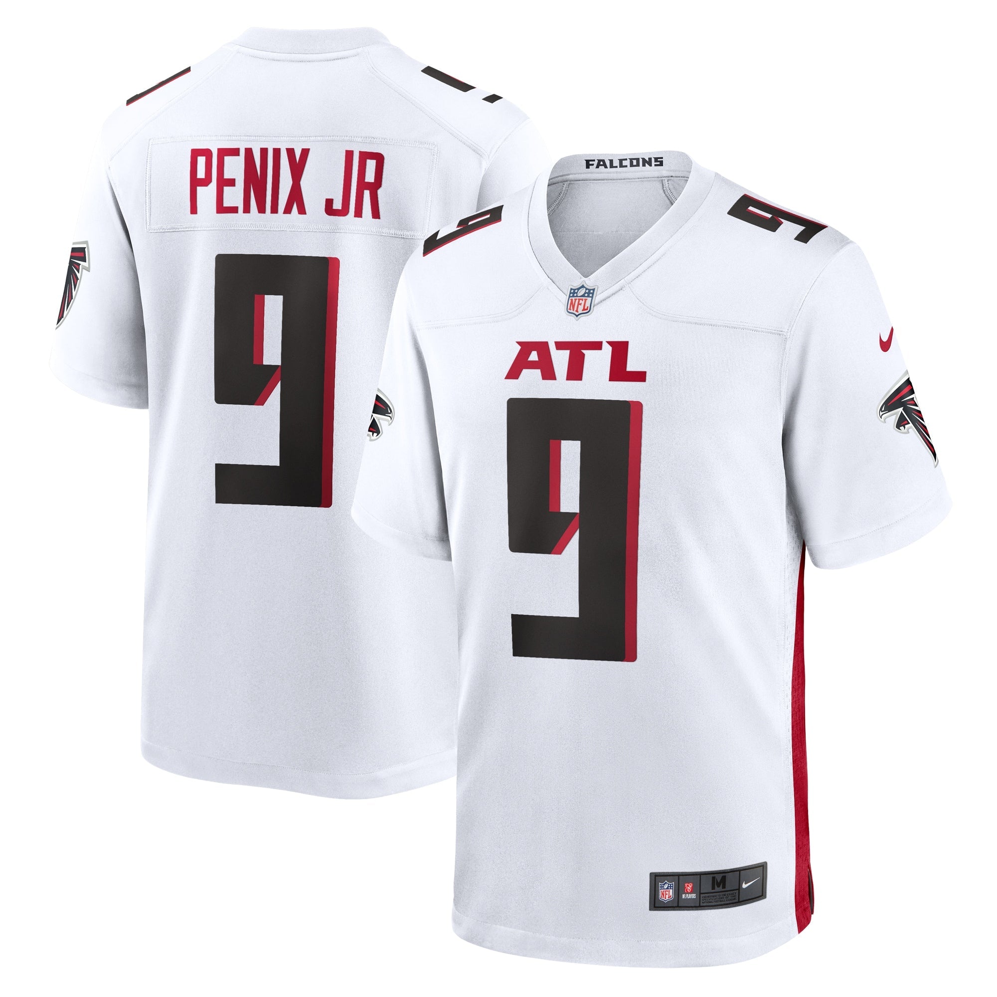 Michael Penix Jr. Atlanta Falcons Nike Alternate Game Jersey -  Red/Black/White
