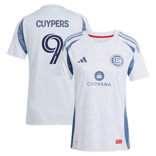 Hugo Cuypers Chicago Fire adidas Women's 2025 The Municipal Kit Replica Player Jersey - Light Blue