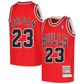 Michael Jordan Chicago Bulls Youth Hardwood Classics 1997/98 Authentic Jersey - Red