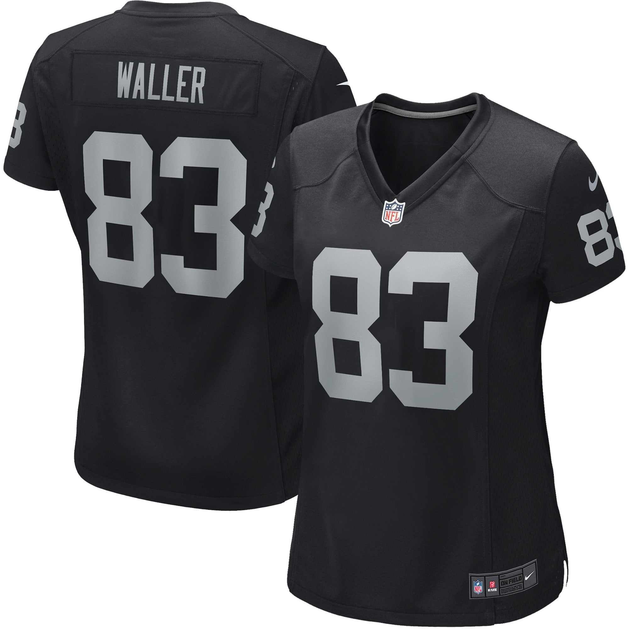 Darren Waller Las Vegas Raiders Nike Women's Player Jersey - White/Black