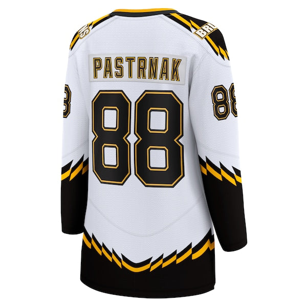 David Pastrnak Boston Bruins  Women's Special Edition 2.0 Breakaway Player Jersey - White