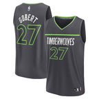 Rudy Gobert Minnesota Timberwolves  Fast Break Replica Player Jersey - Statement Edition - Black