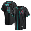 Ketel Marte Arizona Diamondbacks Nike Alternate Replica Jersey - Black/Crimson