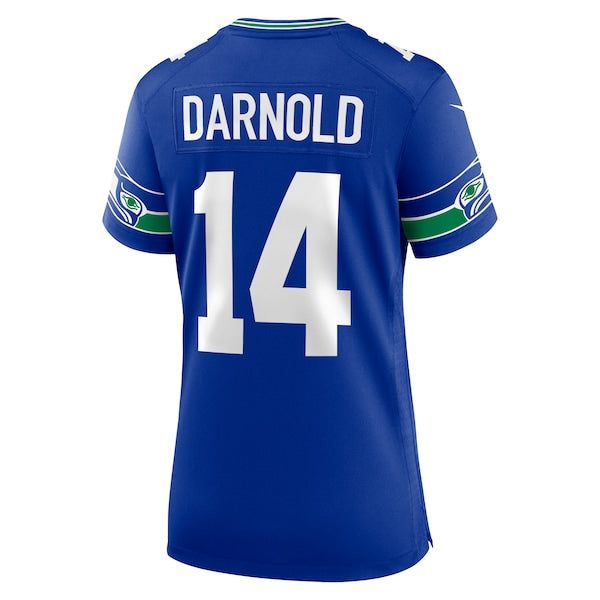 Sam Darnold Seattle Seahawks Nike Women's Alternate 2 50th Season Game Jersey - Royal/College Navy