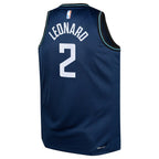 Kawhi Leonard LA Clippers Nike Youth  Swingman Replica Jersey - City Edition - Navy